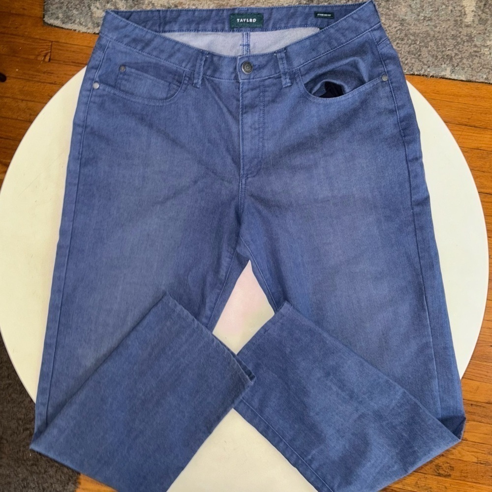 TAYLRD Men’s Straight Leg Standard Fit Jean Blue 34x32